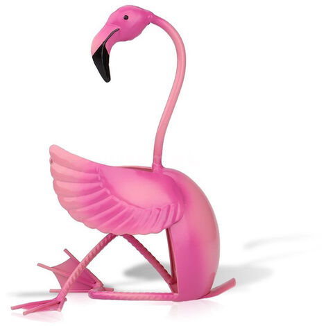  Decorazioni Per La Casa Flamingo Portabottiglie Portabottiglie Scultura In Metallo Scultura Pratica Decorazioni Per La Casa Artigianato 1 Pz