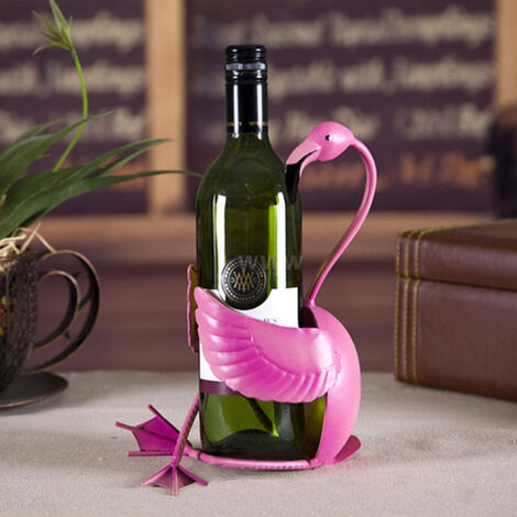  Decorazioni Per La Casa Flamingo Portabottiglie Portabottiglie Scultura In Metallo Scultura Pratica Decorazioni Per La Casa Artigianato 1 Pz