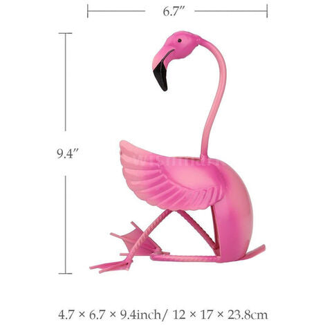  Decorazioni Per La Casa Flamingo Portabottiglie Portabottiglie Scultura In Metallo Scultura Pratica Decorazioni Per La Casa Artigianato 1 Pz