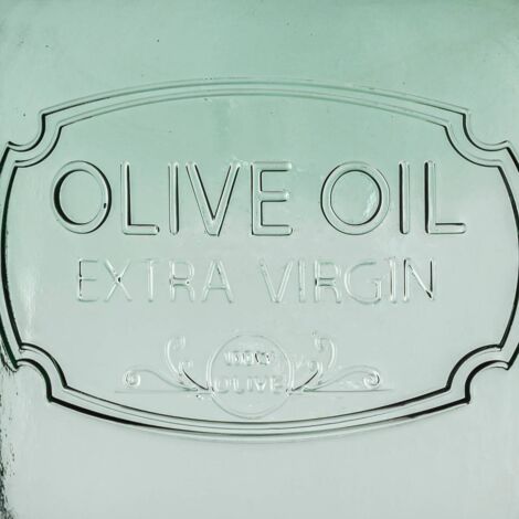  Dame Jeanne Recycled - Oliva Trasparente H 42 - Atmosphera Créateur D'intérieur