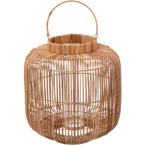  Lanterna Ali In Rattan H43cm P38cm - Atmosphera Créateur D'intérieur