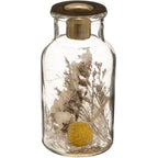  Candeliere Di Vetro Fiore Secco H 13 - Atmosphera Créateur D'intérieur