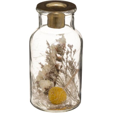  Candeliere Di Vetro Fiore Secco H 13 - Atmosphera Créateur D'intérieur