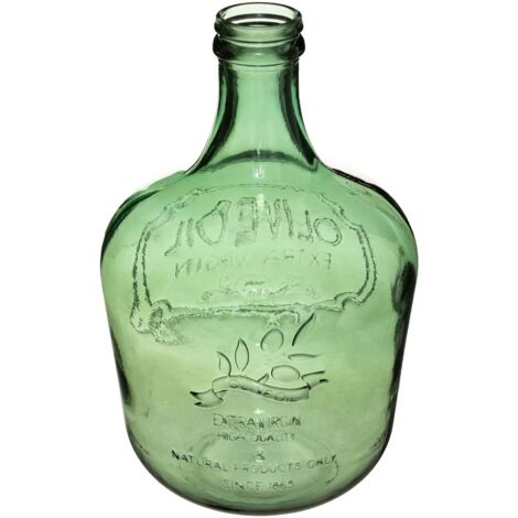  Dame Jeanne Recycled Olive Khaki H 42 - Atmosphera Créateur D'intérieur