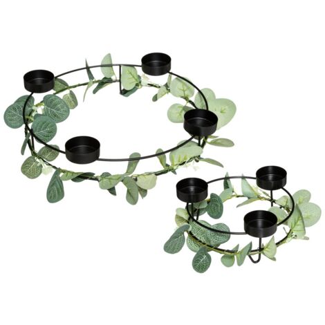  Portacandele X 2 Assortimento Euca - Atmosphera Créateur D'intérieur