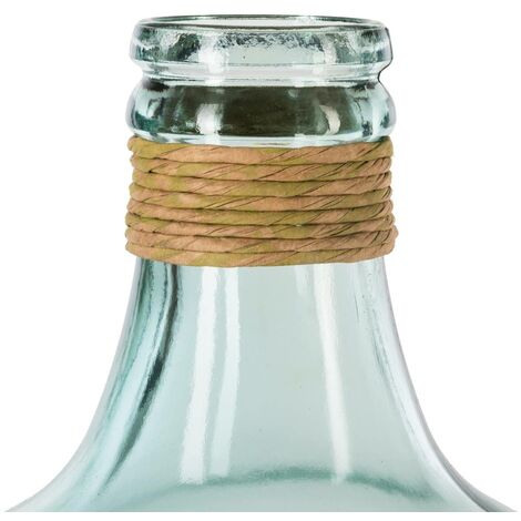  Dame-jeanne Rafia Summer - Diametro 27 X Altezza 43 Cm - Atmosphera Créateur D'intérieur