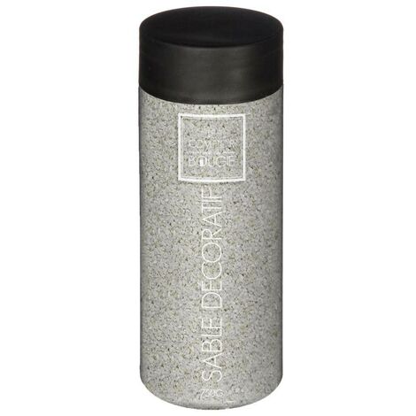  Sabbia Grigia 750g - Sabbia Decò Grigia, 750g, Dimensioni D. 6,5 X H. 15,7 Cm - Atmosphera Créateur D'intérieur