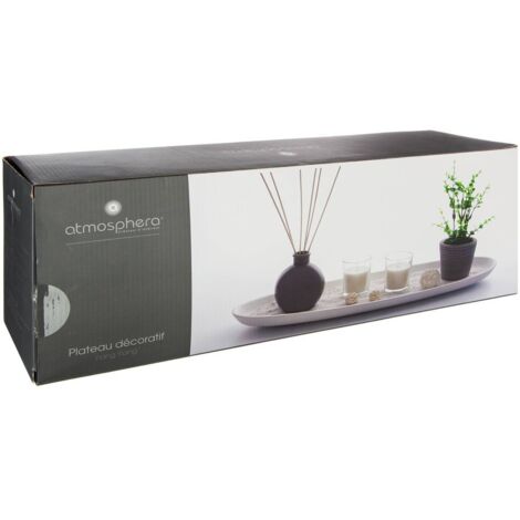  Scatola Di Profumo Ylang - Scatola Di Profumo, Vassoio Di Plastica, 2 Candele, Dimensioni 52x19 Cm - Atmosphera Créateur D'intérieur