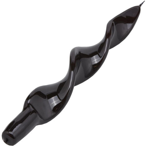  Candela Fiamma Spirale In Cera Laccata H 27 Cm Decorazione Luminosa Ambiente -Candela Panna