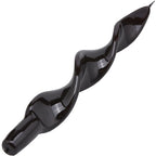  Candela Fiamma Spirale In Cera Laccata H 27 Cm Decorazione Luminosa Ambiente -Candela Panna