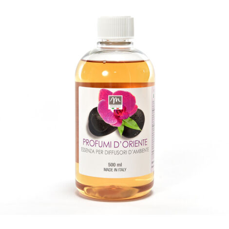 Mercury Ricarica Bouquet Per Diffusore Di Essenze Profumazione Ambiente Da 500 ML Made In Italy -Vaniglia & Mandarino
