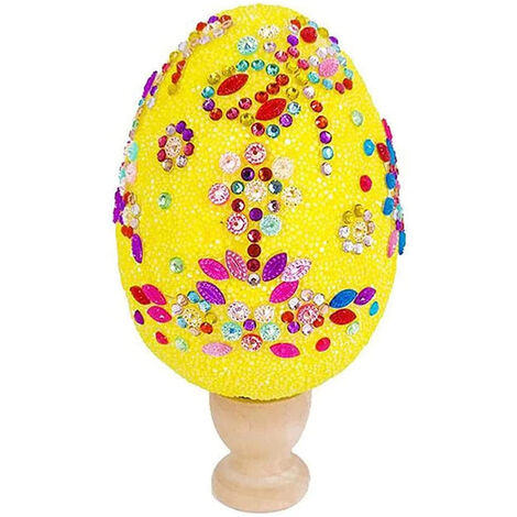 Uova Di Pasqua Da Decorare In Polistirolo Decorazioni Pasquali Con Brillantini