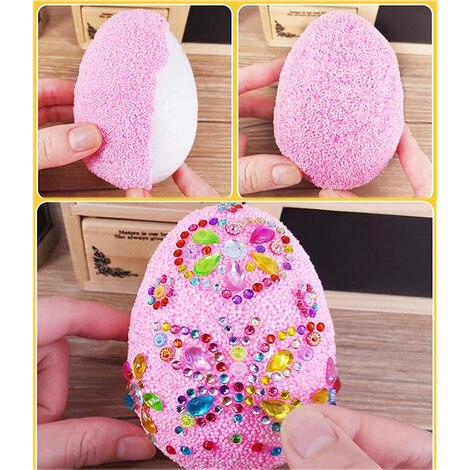  Uova Di Pasqua Da Decorare In Polistirolo Decorazioni Pasquali Con Brillantini