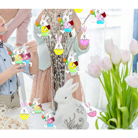  Decorazioni Pasquali 20 Ciondoli Albero Di Pasqua Addobbi Casa Lavoretto Scuola