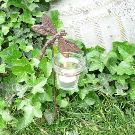 ESSCHERT DESIGN Portacandele Da Giardino Su Punte (Set Di 4)