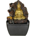  Fontana Da Interno In Resina Buddha E Roccia