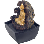  Fontana Da Interno In Resina Buddha E Roccia