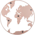  Mappa Del Mondo In Metallo Con Magneti Mappa Del Mondo