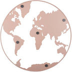  Mappa Del Mondo In Metallo Con Magneti Mappa Del Mondo