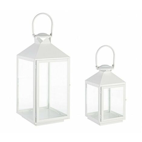  2x Set2 Lanterna Classy Bianco Op
