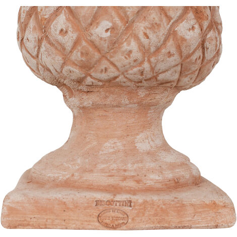  Pigna Invecchiata, In Terracotta Toscana 100% Made In Italy Interamente Lavorata A Mano
