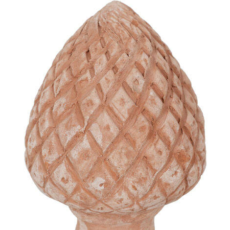  Pigna Invecchiata, In Terracotta Toscana 100% Made In Italy Interamente Lavorata A Mano