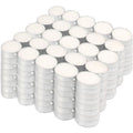  Tealight Candele Confezione Da 100 Pezzi Tea Light Durata 4 Ore Lumini Candeline Cera Antigoccia Cerini Non Profumati Colore Bianco Naturale Bianco - 200 Pezzi