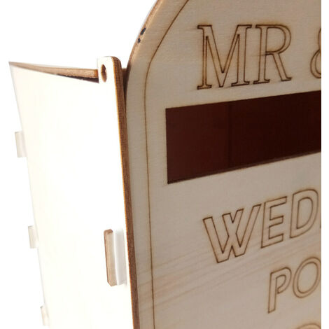  Cassetta Postale Postale In Legno Per Matrimonio Fai-da-te Con Serratura Porta Carte Regalo Vuoto Rustico Per Ricevimento Decorazione Per Feste Di Anniversario Di Matrimonio