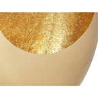  Portacandela L.16 X H.22 Cm In Metallo Dorato Finitura In Ottone E Foglie D'oro - BELINNI