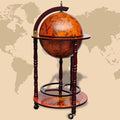  Minibar A Forma Di Globo Con Supporto In Legno Di Eucalipto VidaXL