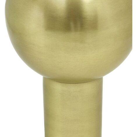  Vaso H. 30 Cm Finitura Effetto Anticato In Metallo Dorato - GIZEH