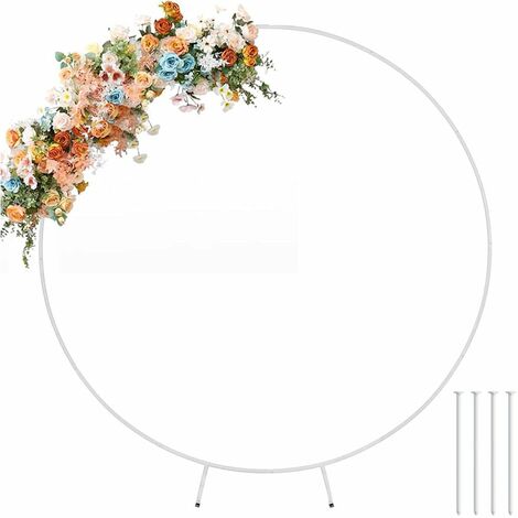  Arco Porta Decorativo Per Matrimonio Rotondo Dia.2m Bianco