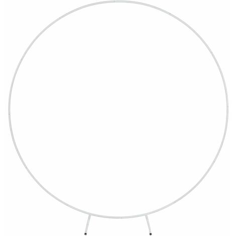  Arco Porta Decorativo Per Matrimonio Rotondo Dia.2m Bianco
