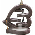 Bruciatore Di Incenso A Riflusso Incenso A Forma Di Cuore Cono A Cascata Porta Incenso Fontana Di Incenso Sabbie Viola Decorazione Domestica,