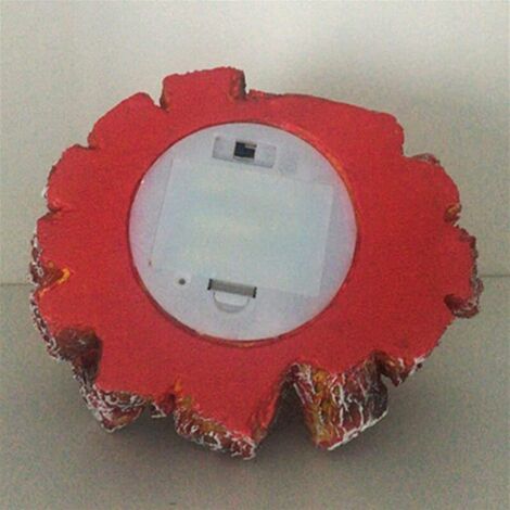  Luce Per Camino Senza Fiamma, Camino A LED Artificiale Con Fiamma Di Legno Di Tronco Realistica, Per Decorazioni Natalizie Per La Casa Del Festival, Funzionamento A Batteria (Batterie Non Incluse)